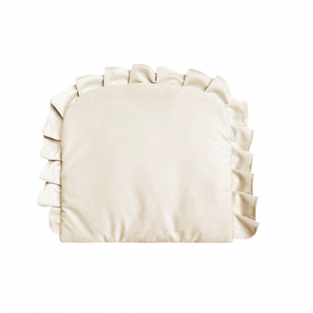 Perne si fete de perne - Perna cu volanase pentru copii 35 x 25 cm Sensillo 4636, Crem