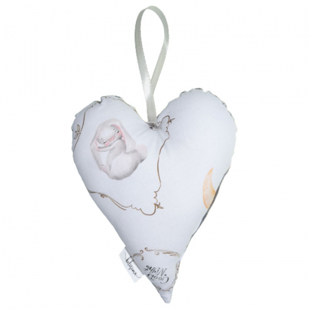 Perne si fete de perne - Perna decorativa inimioara pentru copii 20 cm Belisima PD132, Gri