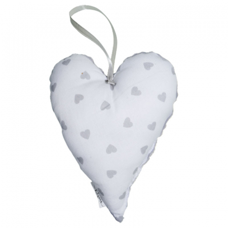 Perne si fete de perne - Perna decorativa inimioara pentru copii 20 cm Belisima PD130, Gri