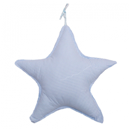 Perna decorativa steluta 40 x 40 cm Belisima P01-729AL, Albastru [1]