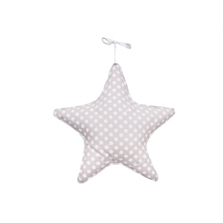 Perna decorativa steluta 40 x 40 cm Belisima P01-729G1, Gri [1]