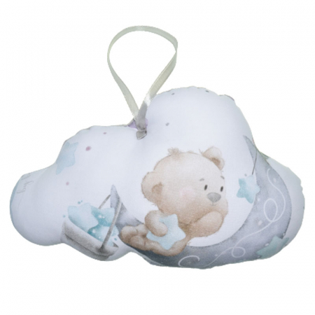 Perne si fete de perne - Perna decorativa norisor pentru copii 20 cm Belisima PD129, Gri