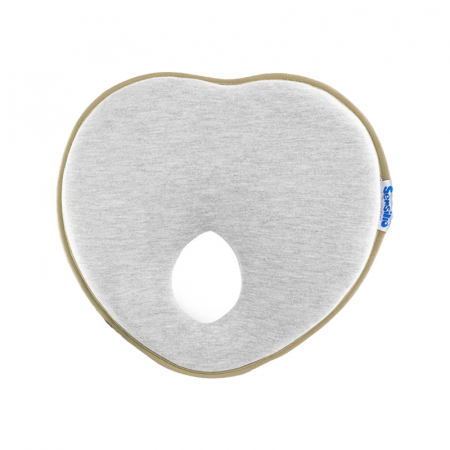Perne si fete de perne - Perna ergonomica pentru bebelusi 22 x 22 cm Sensillo 397726, Gri