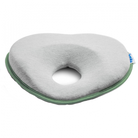 Perne si fete de perne - Perna ergonomica pentru bebelusi 22 x 22 cm Sensillo 397733, Gri