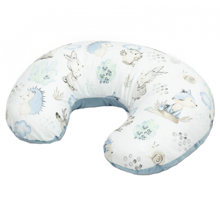 Perne pentru alaptat - Perna pentru alaptat cu 2 fete 60 x 40 x 11 cm Sensillo 394978, Albastru