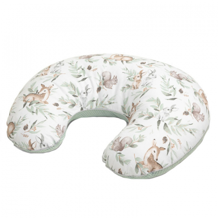 Perne pentru alaptat - Perna pentru alaptat cu 2 fete 61 x 52 x 16 cm Sensillo 390826, Verde