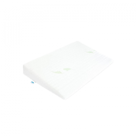 Perne si fete de perne - Perna pentru bebelusi 60 x 38 cm Sensillo Luxe Aloe Vera 527403-A, Alb