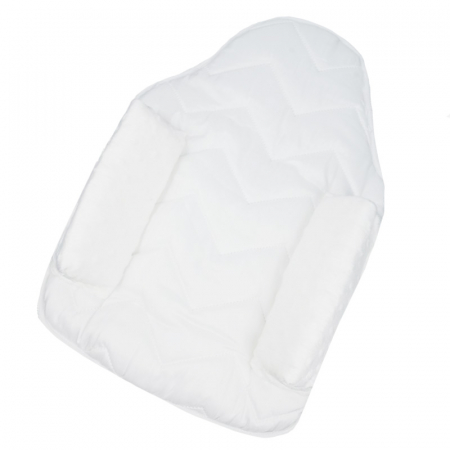 Perne si fete de perne - Perna antirostogolire 54 x 38 cm pentru bebelusi Sensillo PARS1-A1, Alb