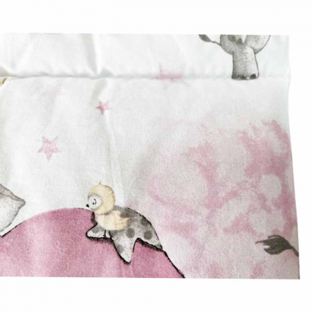 Perna pentru copii 40 x 60 cm "A" MimiNu 143635-G, Roz [1]
