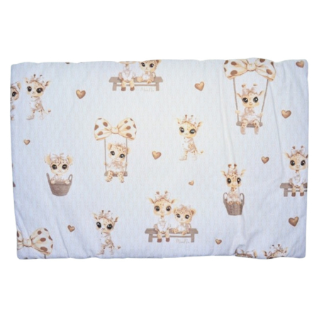 Perne si fete de perne - Perna pentru copii 40 x 60 cm "A", MimiNu 439924C2, Crem