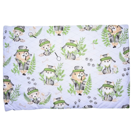 Perne si fete de perne - Perna pentru copii 40 x 60 cm "A", MimiNu 439924V2, Verde