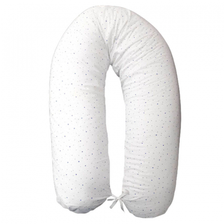 Perne pentru alaptat - Perna pentru gravide si bebelusi 70 x 45 cm Ty i My 502468, Alb