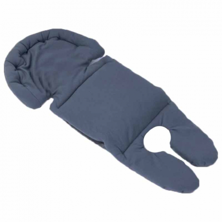 Accesorii scaune auto - Perna reductor universala din bumbac pentru scaun auto 65 x 25 x 6 cm Sensillo 525430, Gri
