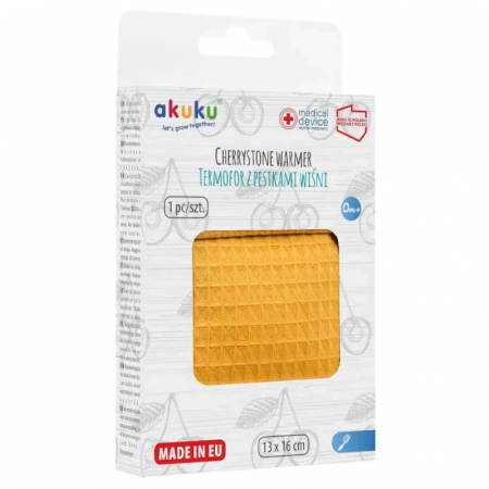 Perna termica cu samburi de cires Akuku A0636, Galben [1]