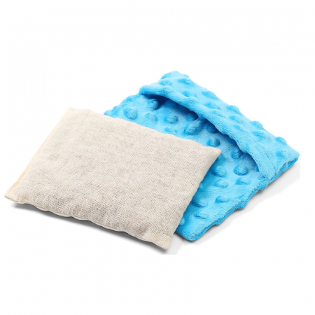 Accesorii pentru alaptat - Perna termica cu samburi de cires si miros de lavanda BabyOno 796/03, Albastru