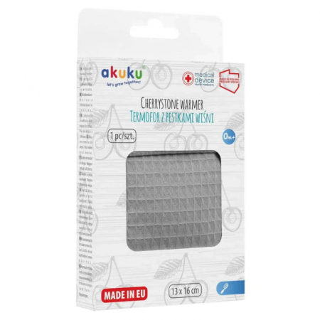 Perna termica cu samburi de cires Akuku A0635, Gri [1]
