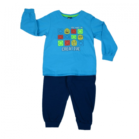 Pijamale - Pijama pentru baieti GT GT-6791AL-92-cm, Multicolor