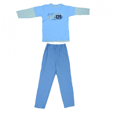Pijama pentru baieti Marcinkowski PBMK2-AL-116, Albastru [3]