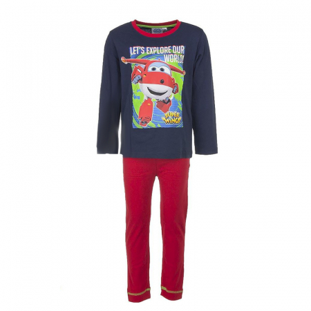 Pijamale - Pijama pentru baieti Sun City Wngs HQ2174-B-98, Bleumarin