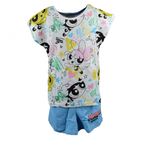 Pijamale - Pijama de vara pentru fete E Plus M Powerpuff PPG 52 04 PPG 52 04 004-1-110-cm, Multicolor