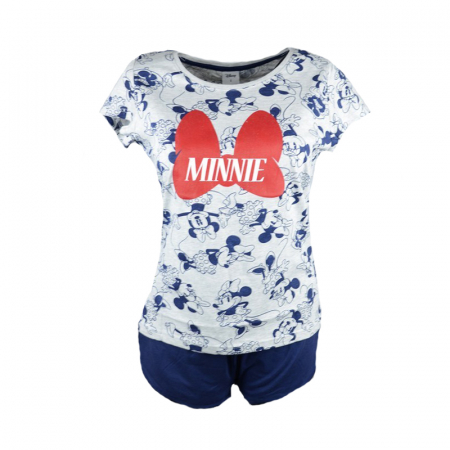 Pijamale - Pijama de vara pentru fete Minnie Mouse E Plus M DISMF53047311-158, Multicolor