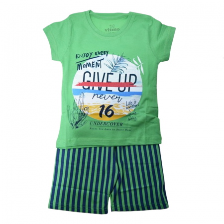 Pijamale - Pijama de vara pentru baieti Mini Junior VTMO-70333, Verde