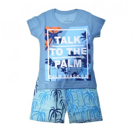 Pijamale - Pijama de vara pentru baieti Mini Junior VTMO-73105, Multicolor