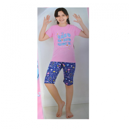 Pijama de vara pentru fete Mini Junior VTMO-78902, Multicolor [4]