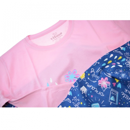 Pijama de vara pentru fete Mini Junior VTMO-78902, Multicolor [3]
