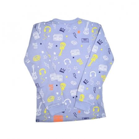 Pijama din 2 piese, pentru baieti, Mini Junior 200825G, Gri [2]