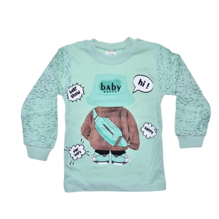 Pijama din 2 piese, pentru baieti, Mini Junior 30016V, Verde [3]