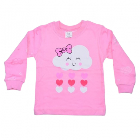 Pijama din 2 piese, pentru fete, Mini Junior 1512R, Roz [2]