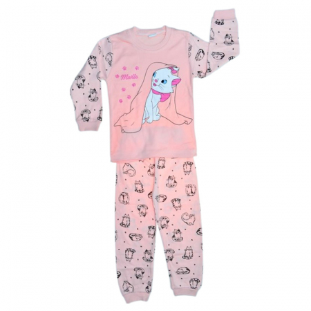 Pijamale - Pijama din 2 piese, pentru fete, Mini Junior 4026C, Coral