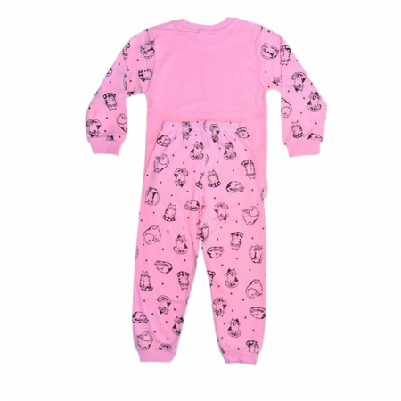 Pijama din 2 piese, pentru fete, Mini Junior 4026R, Roz [1]