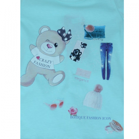 Pijama fete Atut A-7027-92-cm, Multicolor [3]