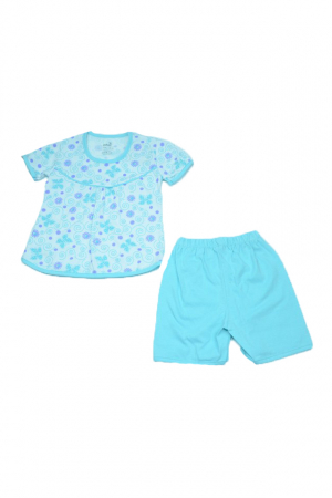 Pijamale - Pijama pentru fete Pifou PFP3-AL-98, Albastru