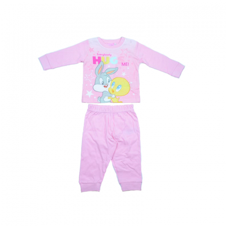Pijamale - Pijama pentru fete Sun City Looney Tunes ER0318-74, Roz