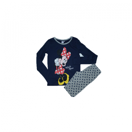 Pijamale - Pijama pentru fete Sun City Minnie Mouse HQ3599-164, Bleumarin
