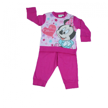 Pijamale - Pijama pentru fete Sun City Minnie Mouse OE5601-F-74-cm, Fucsia