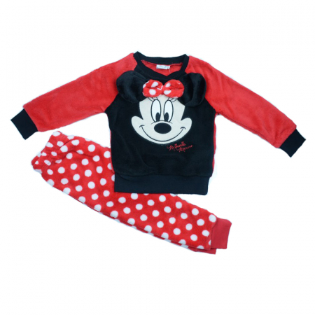 Pijamale - Pijama pentru fete Sun City Minnie Mouse RH2008RO-116, Multicolor