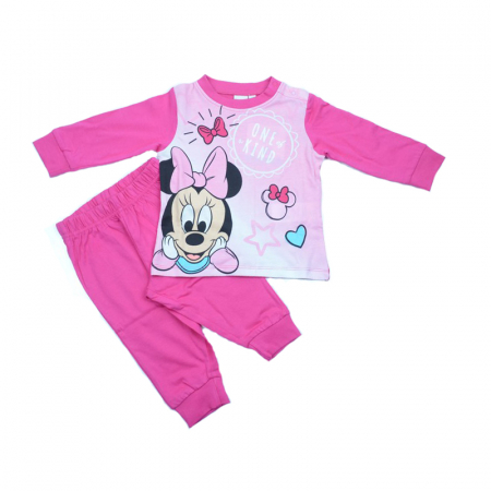 Pijamale - Pijama pentru fete Sun City Minnie Mouse SE0363-80, Fucsia