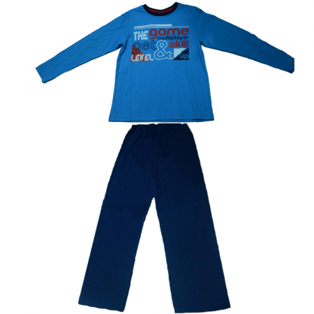 Pijamale - Pijama pentru baieti GT GT-3540-128, Albastru