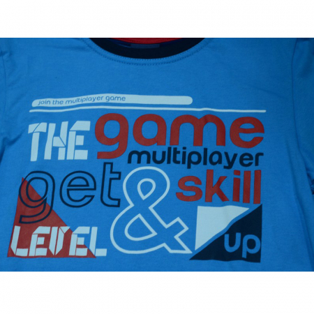 Pijama pentru baieti GT GT-3540-128, Albastru [1]