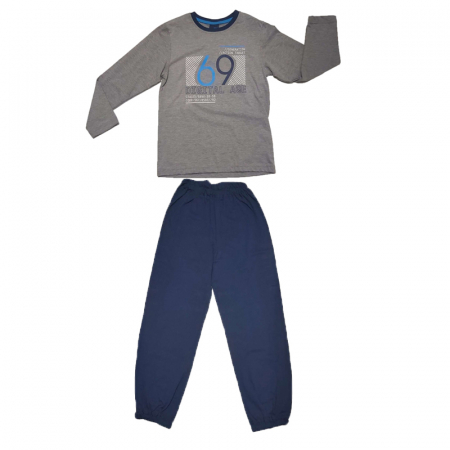Pijamale - Pijama pentru baieti GT GT-3943G-128, Gri