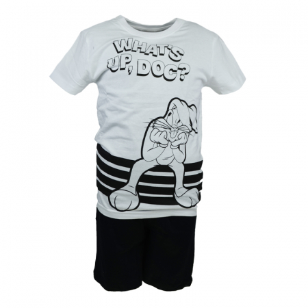 Compleuri baieti de vara - Compleu de vara 2 piese pentru baieti E Plus M Looney Tunes 892979-134, Negru