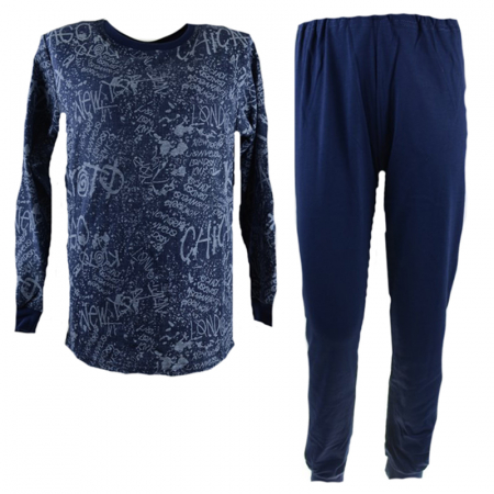 Pijamale - Pijama pentru baieti GT 7897-134-cm, Bleumarin