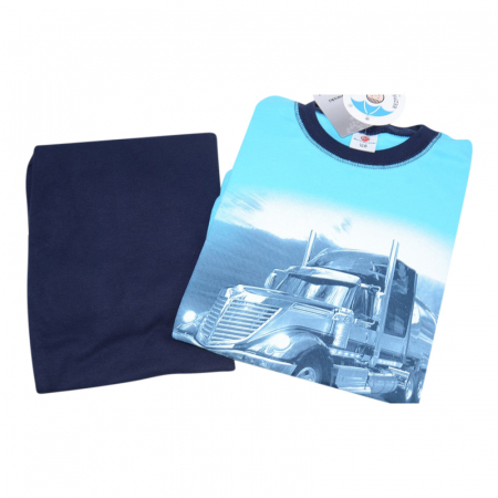 Pijama pentru baieti Marcinkowski 406355A-128, Albastru [2]