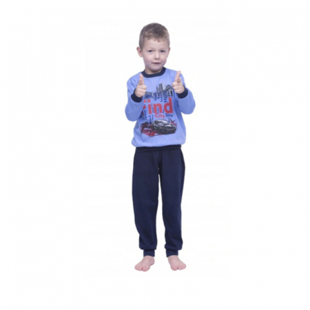 Pijama pentru baieti Marcinkowski Max MRKW6B-140-cm, Bleumarin [1]