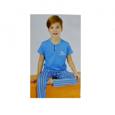 Pijama pentru baieti Mini Junior PJ-31461, Albastru [5]