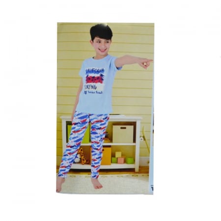 Pijama pentru baieti Mini Junior PJ-71972, Albastru [4]
